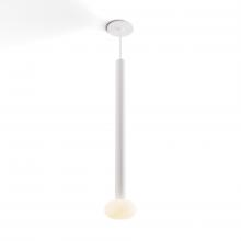 Koncept Inc CMP-S1-S-24-MWT+NA+GLB - Combi Pendant 24" Single Unit Matte White with Matte White Canopy