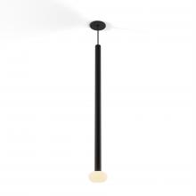 Koncept Inc CMP-S1-S-36-MTB+NA+GLB - Combi Pendant 36" Single Unit Matte Black with Matte Black Canopy