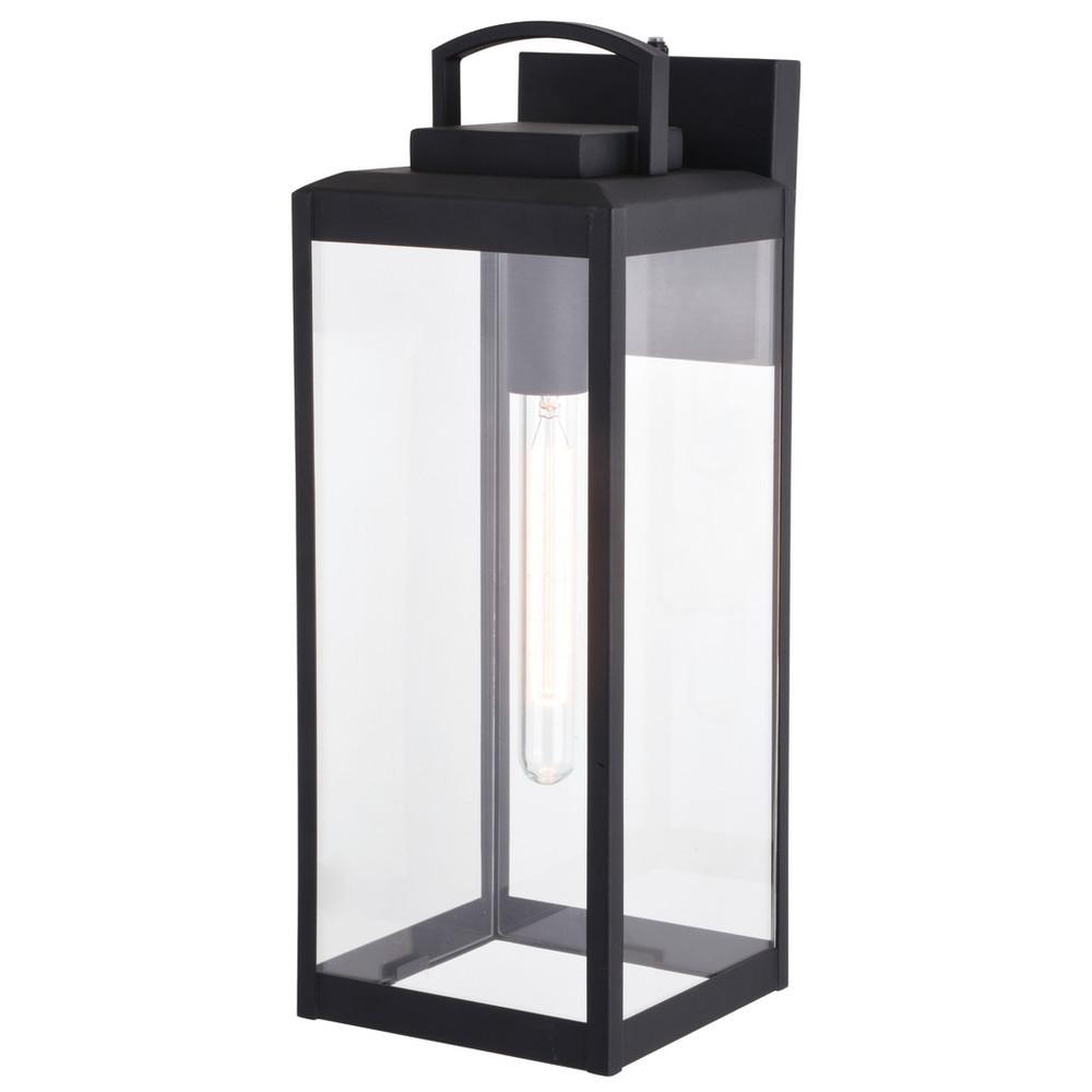 Kinzie 7-in. W Outdoor Wall Light Textured Black