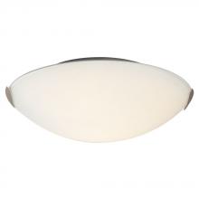 Galaxy Lighting 612413BN 2PL13 - Flush Mount Ceiling Light - in Brushed Nickel finish with Satin White Glass