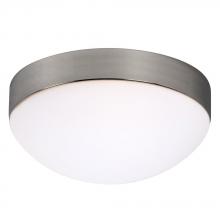 Galaxy Lighting 615352CH - 2-Light Flush Mount - Chrome with Satin White Glass