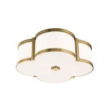 Hudson Valley 1216-AGB - 3 LIGHT FLUSH MOUNT