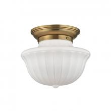 Hudson Valley 5012F-AGB - 1 LIGHT MEDIUM FLUSH MOUNT