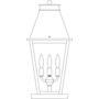 Arroyo Craftsman CRC-10CLR-RC - 10" croydon column mount