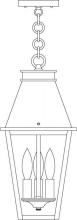 Arroyo Craftsman CRH-8CS-S - 8" croydon pendant