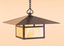 Arroyo Craftsman MH-24CLAM-AB - 24" monterey pendant with cloud lift overlay