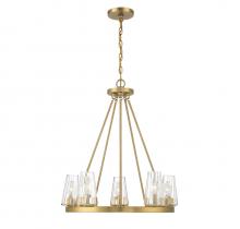 Lighting One US L1-2320-5-322 - Dimond 5-Light Chandelier in Warm Brass