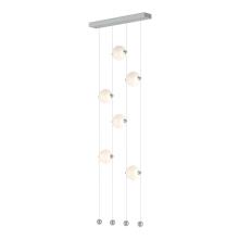 Hubbardton Forge 139055-LED-STND-82-GG0668 - Abacus 6-Light Ceiling-to-Floor LED Pendant