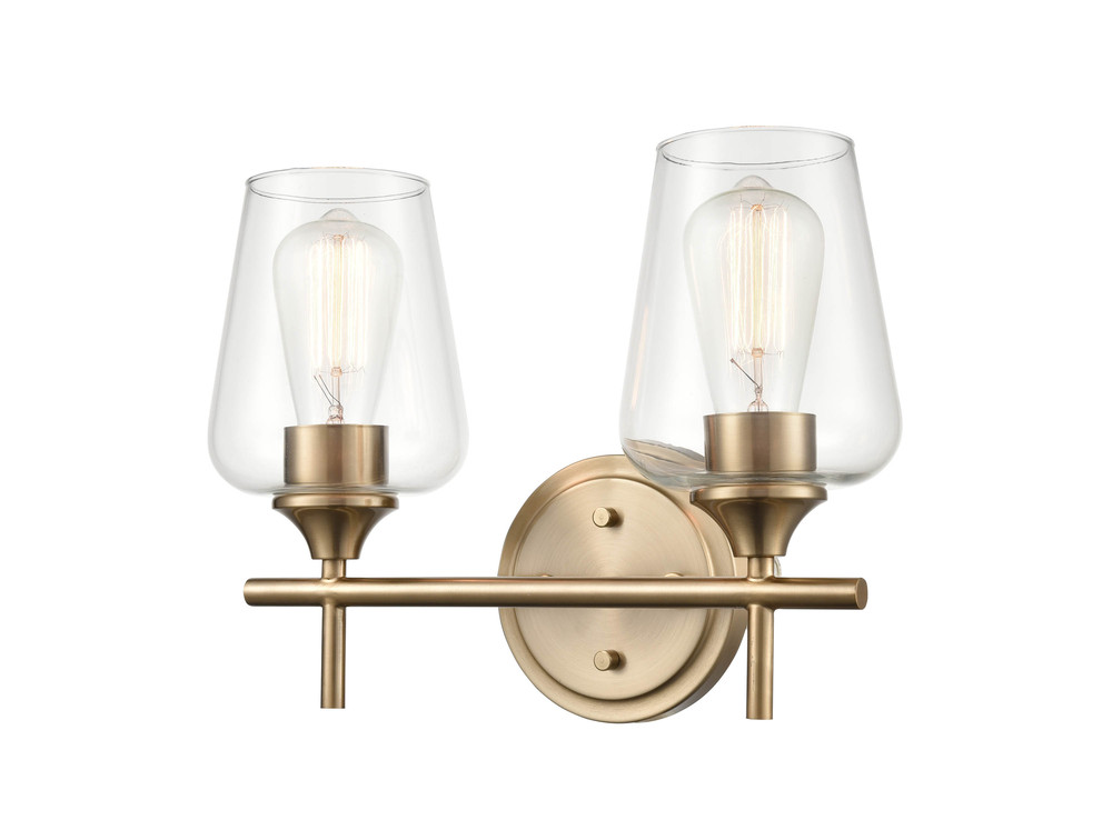 Ashford 2-Light Vanity Modern Gold