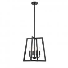 Millennium 8144-MB - 4-Light Pendant light Matte Black