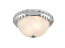 Millennium 4601-CH - 2-Light Flushmount Ceiling Light Chrome