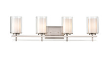 Millennium 5504-BN - Huderson 4-Light Vanity Brushed Nickel