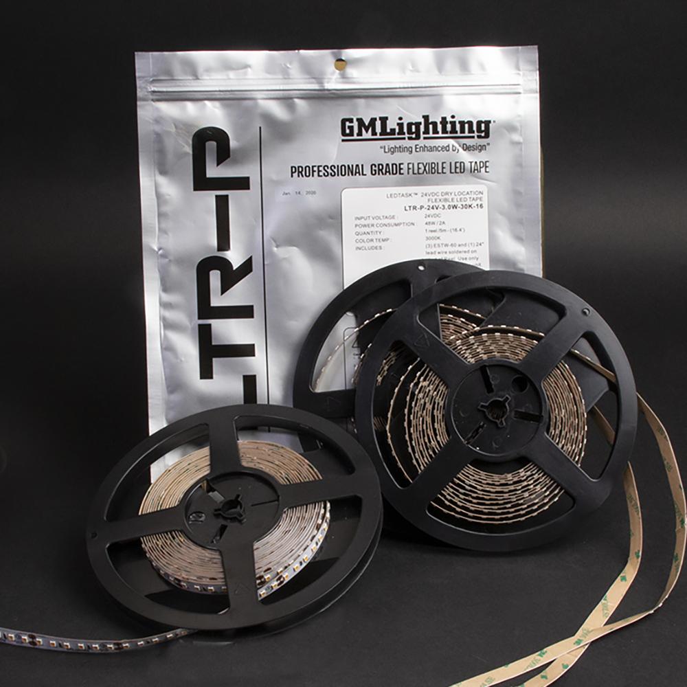 LEDTask™ 2020 12VDC LTR-P Pro Series Indoor Location LED Tape - 98'-6" Reel