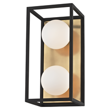 Mitzi by Hudson Valley Lighting H141302-AGB/BK - Aira Bath and Vanity