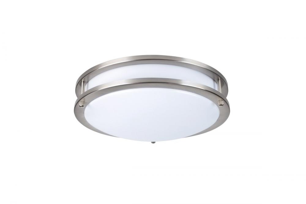 LED Double Ring Ceiling Flush, 5000k, 120 Degree, CRI80, UL, 20W, 80w Equivalent, 50000hrs