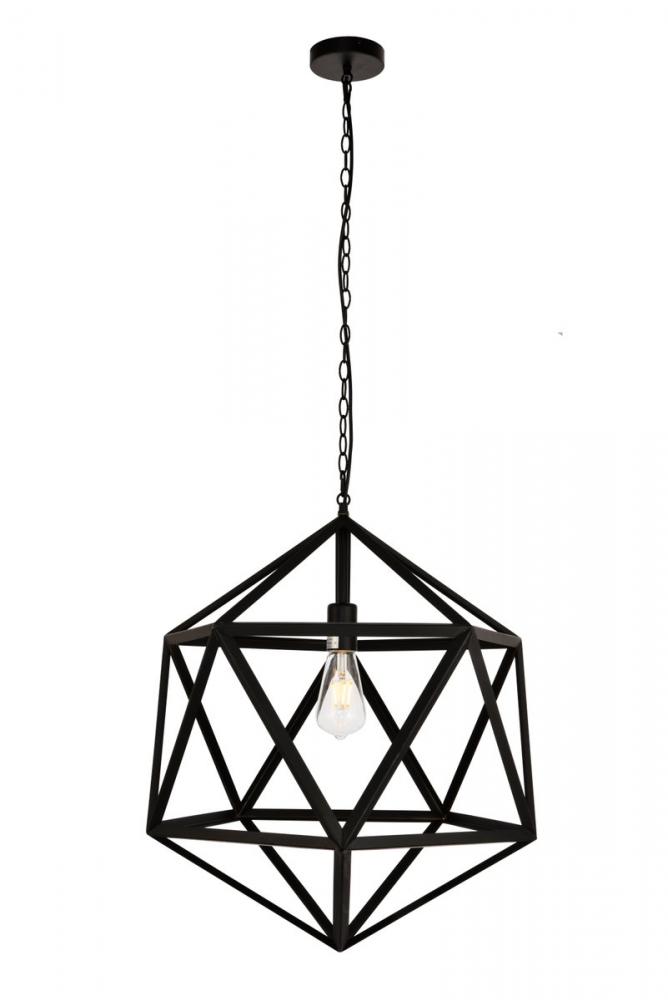 Redmond Collection Pendant D19.7 H22.6 Lt:1 Black Finish