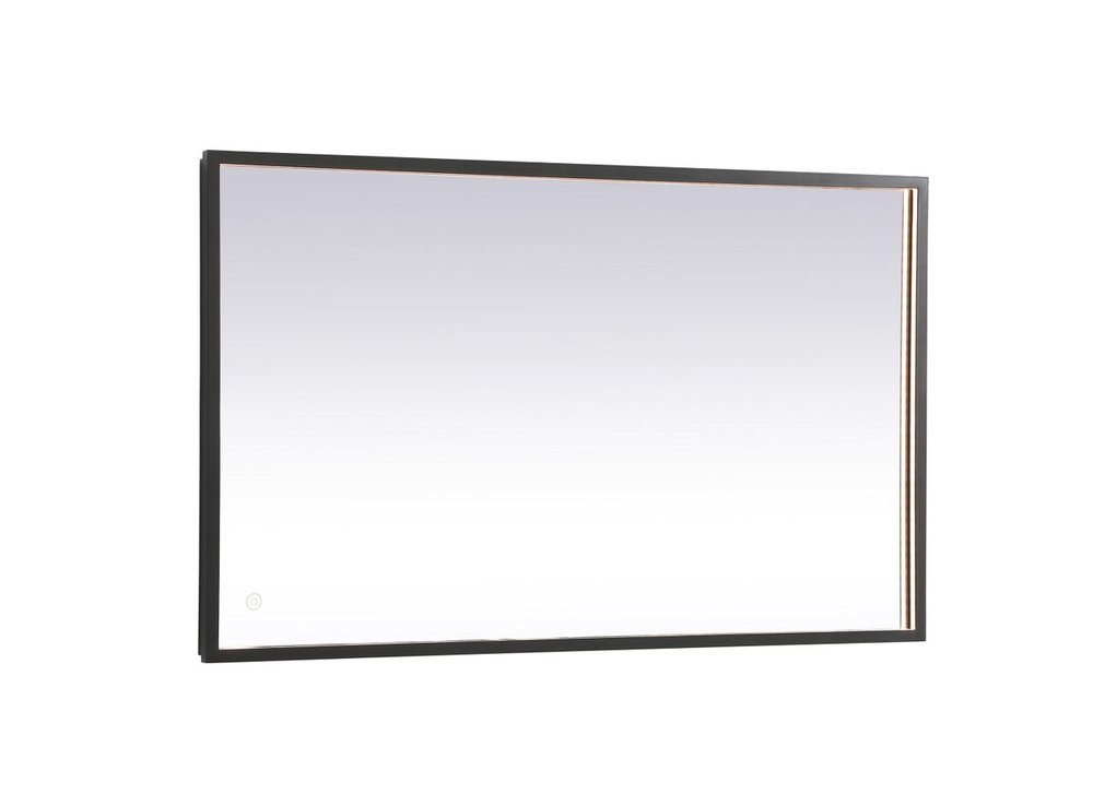 Pier 24x30 inch LED mirror with adjustable color temperature 3000K/4200K/6400K in black