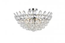 Elegant 1105F20C - Emilia 20 Inch Flush Mount in Chrome