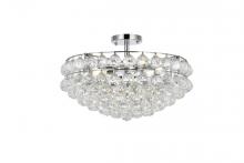 Elegant 1107F20C - Savannah 20 Inch Flush Mount in Chrome