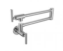 Elegant FAK-312BNK - Gabriel Wall Mounted Pot Filler in Brushed Nickel