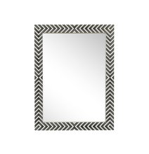 Elegant MR52736 - Rectangular Mirror 36x27 Inch in Chevron