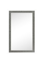 Elegant MR53660 - Rectangular mirror 60x36 inch in chevron