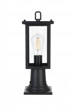 Elegant OD324P16BK - Venango 7 inch Outdoor Pendant in Black