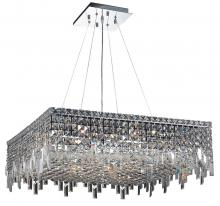 Elegant V2033D28C/RC - MaxIme 12 Light Chrome Chandelier Clear Royal Cut Crystal