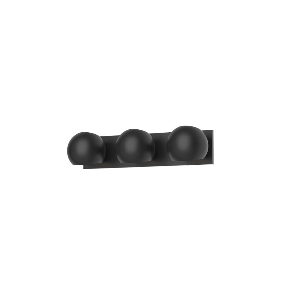 Willow 22-in Matte Black 3 Lights Vanity