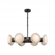 Alora Lighting CH320837UBAR-UNV - Alonso 37-in Urban Bronze/Alabaster LED Chandeliers