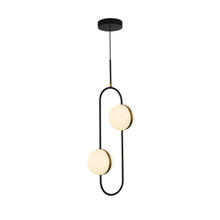 Alora Lighting PD302002MBBG - Tagliato 2 Head Matte Black/Brushed Gold LED Pendant