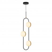 Alora Lighting PD302003MBBG-UNV - Tagliato 3 Head Matte Black/Brushed Gold LED Pendant