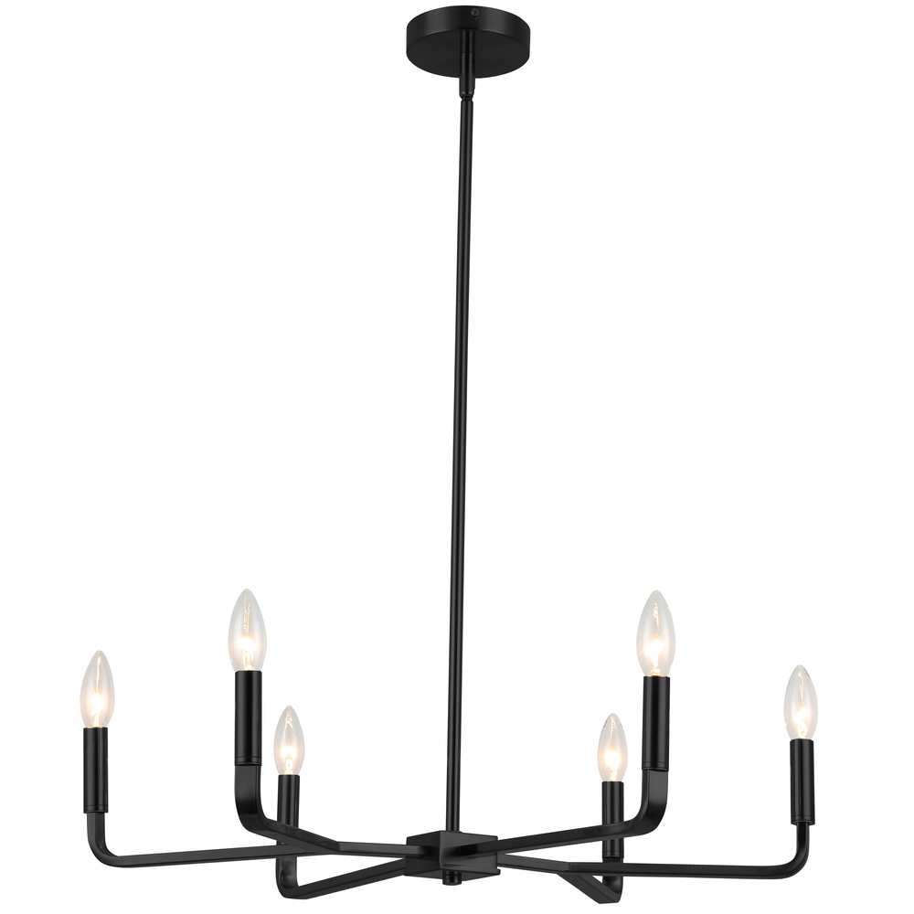 6LT Incandescent Chandelier, MB