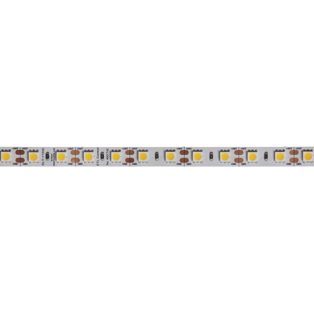 IP33 17.3W/M 2700K,24VDC 5M 10mm width, 72 LED/M CRI 80+, Tape Light