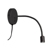 Dainolite DLEDW-263-MB - 3W Matte Black Wall Lamp