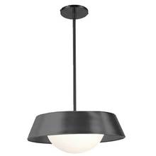 Dainolite PLT-1610LEDP-MB - 15W Pendant, MB w/ WH Opal Glass