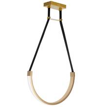 Dainolite REG-241LEDP-AGB - 30W Pendant Aged Brass with White Silicone Diffuser