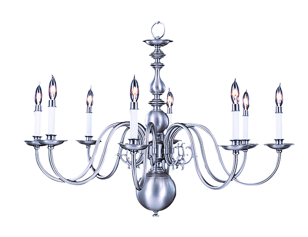 8-Light Mahogany Bronze Jamestown Dining Chandelier