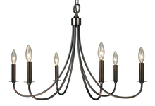 Framburg 1006 MB - 6-Light Mahogany Bronze Maisonette Dining Chandelier