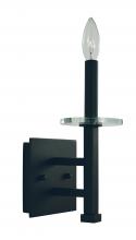 Framburg 5441 Mblack - 1-Light Matte Black Metropolitan Sconce