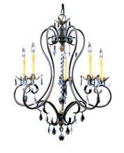 Framburg 9905 MB - 5-Light Mahogany Bronze Liebestraum Dining Chandelier