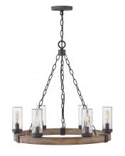 Hinkley 29206SQ-LV - Medium Single Tier 12v Chandelier