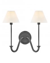 Hinkley 45162BLB - Medium Two Light Sconce