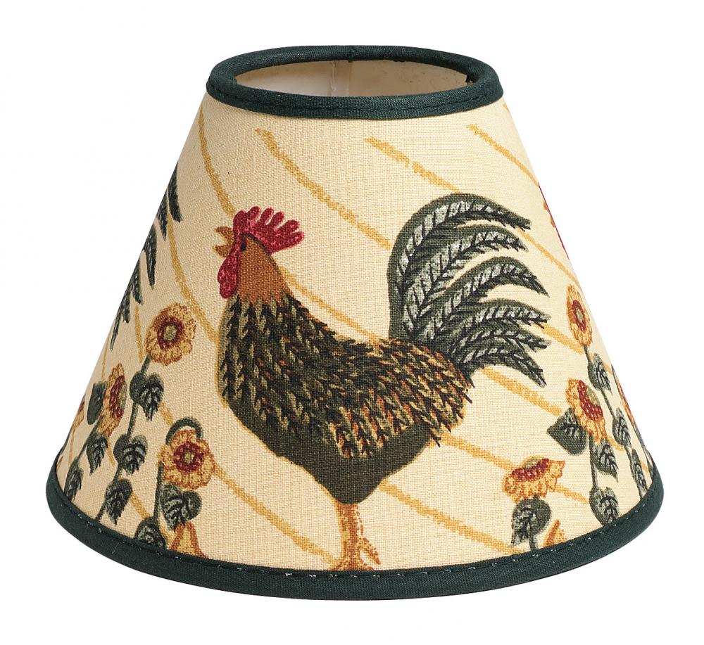 Evanesce Shade: 4 1/4"H X 6" Rooster