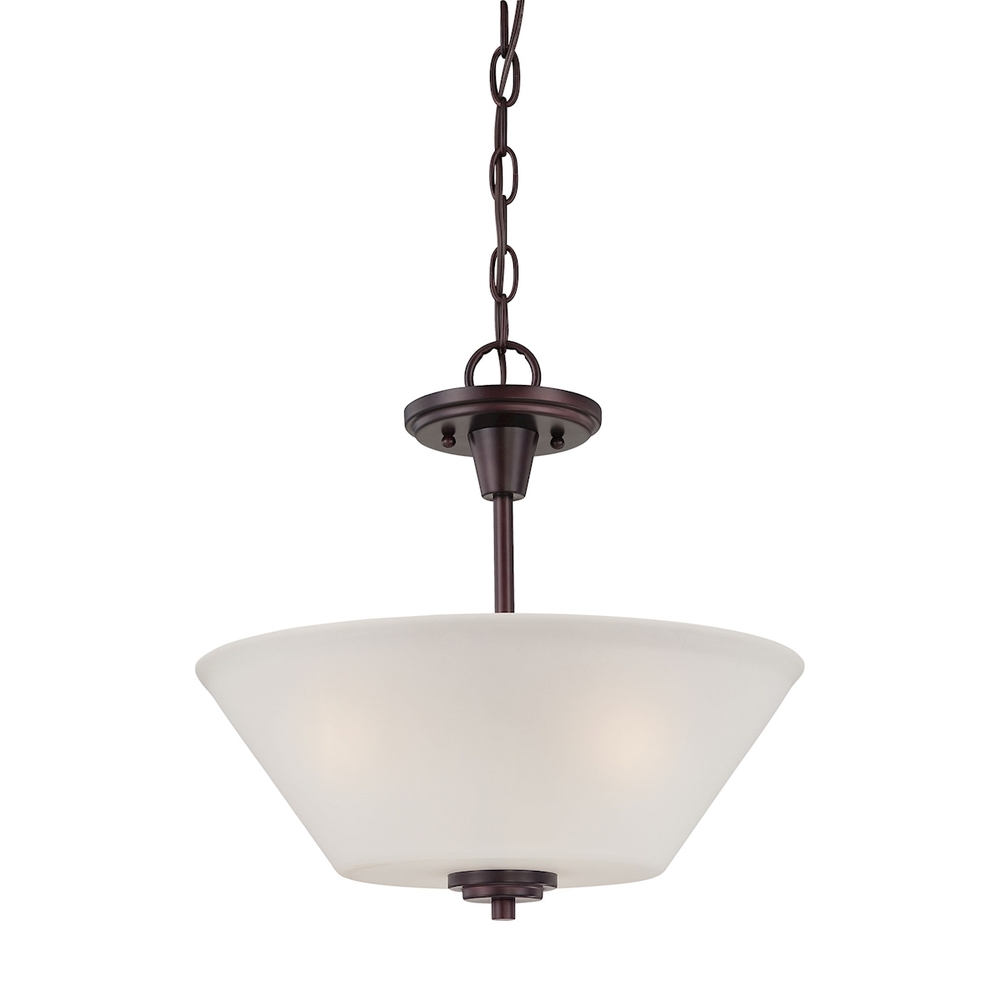 Thomas - Pittman 15'' Wide 2-Light Pendant - Sienna Bronze