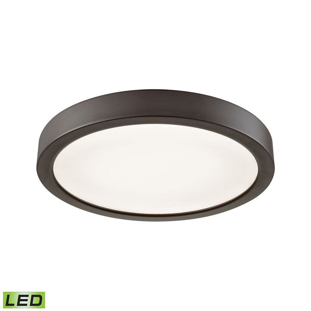 Thomas - Titan 8'' Wide 1-Light Flush Mount - Oil Rubbed Bronze