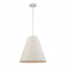 ELK Home 52258/1 - Sophie 16'' Wide 1-Light Pendant - White Coral