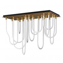 ET2 E24989-NAB - Soleil-Flush Mount Chandelier