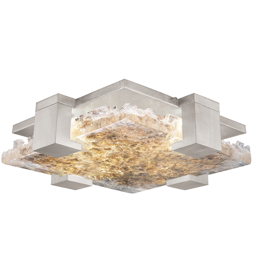 Terra 16.75"W Square Flush Mount